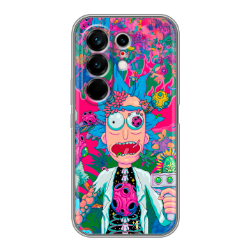 Силиконовый чехол на Tecno Camon 50 Ultra с принтом Рик и Морти Rick Morty Силиконовый чехол на Tecno Camon 50 Ultra с принтом Рик и Морти Rick Morty