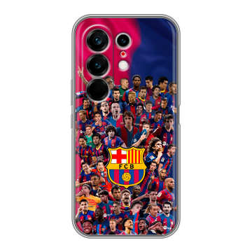 Силиконовый чехол на Tecno Camon 50 Ultra с принтом Барселона Barcelona Силиконовый чехол на Tecno Camon 50 Ultra с принтом Барселона Barcelona