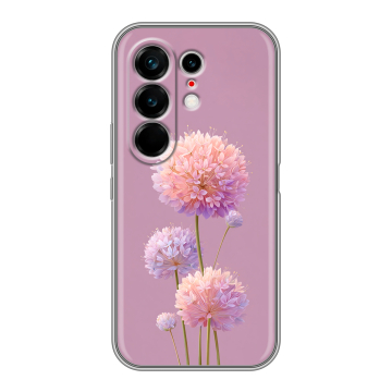 Силиконовый чехол на Tecno Camon 50 Ultra с принтом Цветы