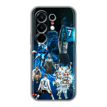 Силиконовый чехол на Tecno Camon 50 Ultra с принтом Реал Роналдо