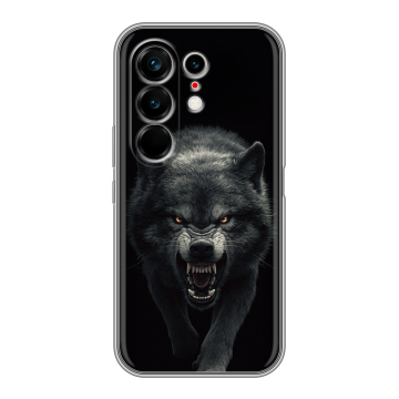 Силиконовый чехол на Tecno Camon 50 Ultra с принтом Волк Силиконовый чехол на Tecno Camon 50 Ultra с принтом Волк