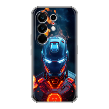Силиконовый чехол на Tecno Camon 50 Ultra с принтом IronMan Железный человек