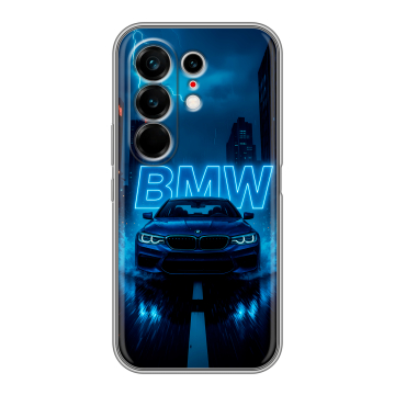 Силиконовый чехол на Tecno Camon 50 Ultra с принтом BMW БМВ