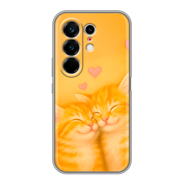 Силиконовый чехол на Tecno Camon 50 Ultra с принтом Милые котята Силиконовый чехол на Tecno Camon 50 Ultra с принтом Милые котята