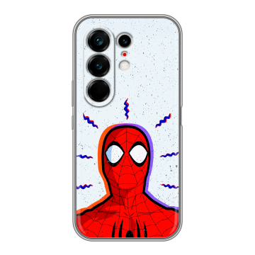 Силиконовый чехол на Tecno Camon 50 Ultra с принтом Spiderman Человек паук Силиконовый чехол на Tecno Camon 50 Ultra с принтом Spiderman Человек паук