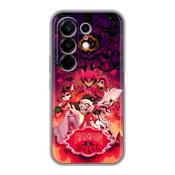 Силиконовый чехол на Tecno Camon 50 Ultra с принтом Hazbin Hotel Отель Хазбин Силиконовый чехол на Tecno Camon 50 Ultra с принтом Hazbin Hotel Отель Хазбин