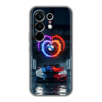 Силиконовый чехол на Tecno Camon 50 Ultra с принтом BMW БМВ Силиконовый чехол на Tecno Camon 50 Ultra с принтом BMW БМВ