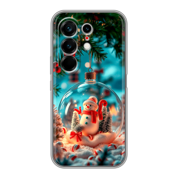 Силиконовый чехол на Tecno Camon 50 Ultra с принтом Новый год Силиконовый чехол на Tecno Camon 50 Ultra с принтом Новый год