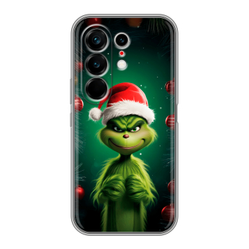 Силиконовый чехол на Tecno Camon 50 Ultra с принтом Гринч Новый год Рождество Силиконовый чехол на Tecno Camon 50 Ultra с принтом Гринч Новый год Рождество