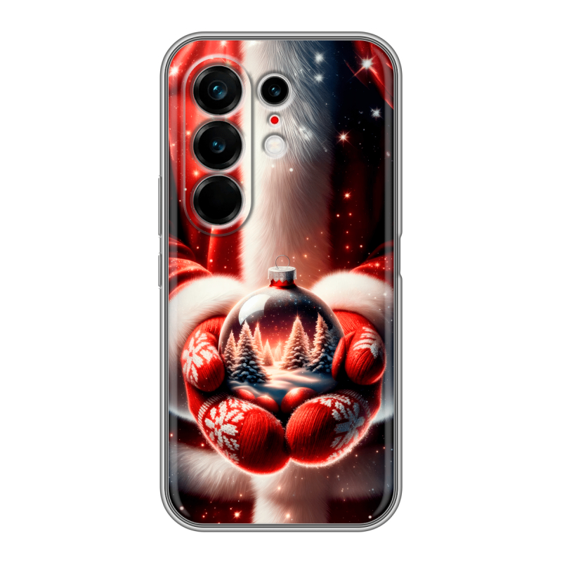 Силиконовый чехол на Tecno Camon 50 Ultra с принтом Новый год Силиконовый чехол на Tecno Camon 50 Ultra с принтом Новый год