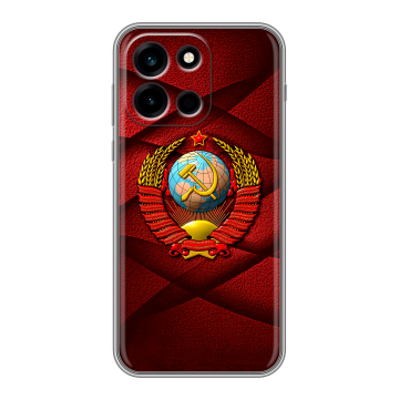 Силиконовый чехол на OnePlus Nord 6 с принтом Герб СССР Силиконовый чехол на OnePlus Nord 6 с принтом Герб СССР
