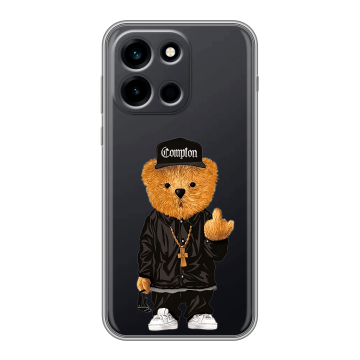 Силиконовый чехол на OnePlus Nord 6 с принтом Мишка