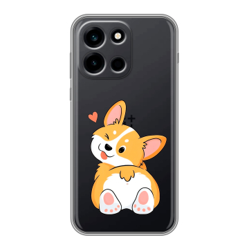 Силиконовый чехол на OnePlus Nord 6 с принтом Корги