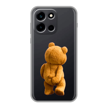 Силиконовый чехол на OnePlus Nord 6 с принтом Медведь Силиконовый чехол на OnePlus Nord 6 с принтом Медведь