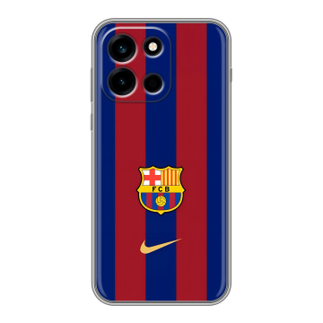Силиконовый чехол на OnePlus Nord 6 с принтом Барселона Barcelona