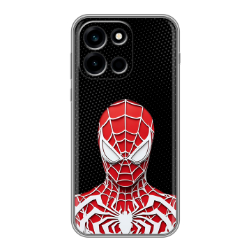 Силиконовый чехол на OnePlus Nord 6 с принтом человек паук spiderman