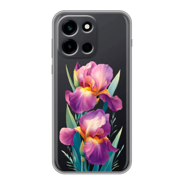 Силиконовый чехол на OnePlus Nord 6 с принтом Цветы орхидеи Силиконовый чехол на OnePlus Nord 6 с принтом Цветы орхидеи