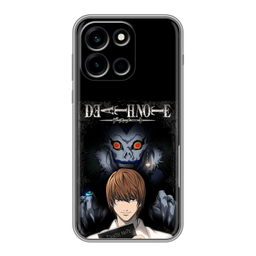 Силиконовый чехол на OnePlus Nord 6 с принтом Death note Тетрадь смерти Силиконовый чехол на OnePlus Nord 6 с принтом Death note Тетрадь смерти