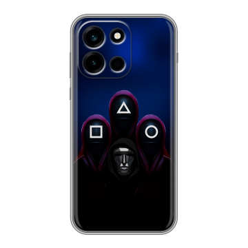 Силиконовый чехол на OnePlus Nord 6 с принтом Игра Кальмара Силиконовый чехол на OnePlus Nord 6 с принтом Игра Кальмара