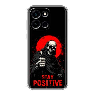 Силиконовый чехол на OnePlus Nord 6 с принтом смешной скелет Силиконовый чехол на OnePlus Nord 6 с принтом смешной скелет