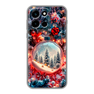Силиконовый чехол на OnePlus Nord 6 с принтом Новый год Силиконовый чехол на OnePlus Nord 6 с принтом Новый год