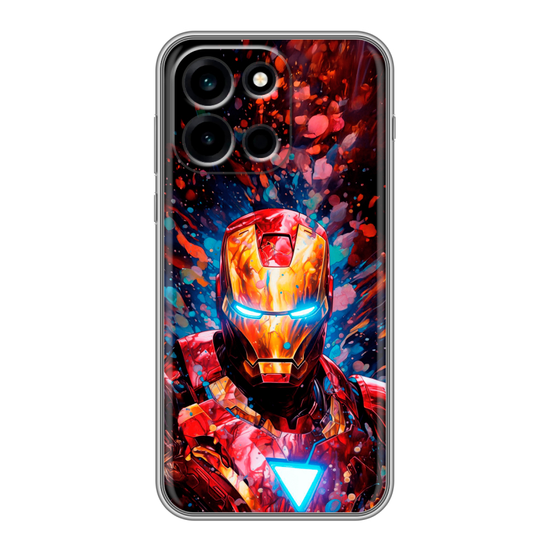 Силиконовый чехол на OnePlus Nord 6 с принтом Железный человек Ironman Силиконовый чехол на OnePlus Nord 6 с принтом Железный человек Ironman