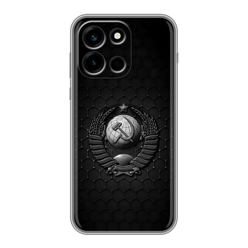 Силиконовый чехол на OnePlus Nord 6 с принтом Герб Флаг СССР Силиконовый чехол на OnePlus Nord 6 с принтом Герб Флаг СССР