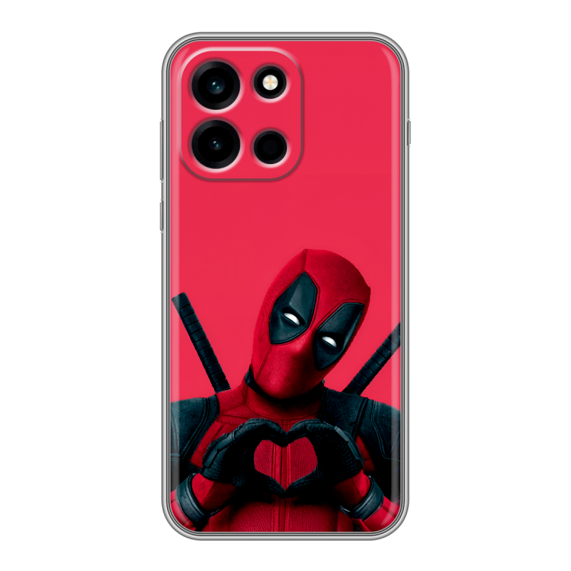 Силиконовый чехол на OnePlus Nord 6 с принтом Дедпул Deadpool Силиконовый чехол на OnePlus Nord 6 с принтом Дедпул Deadpool