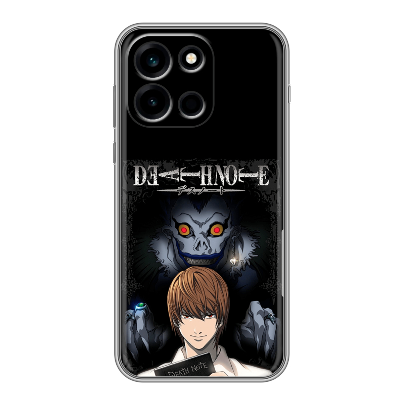 Силиконовый чехол на OnePlus Nord 6 с принтом Death note Тетрадь смерти Силиконовый чехол на OnePlus Nord 6 с принтом Death note Тетрадь смерти