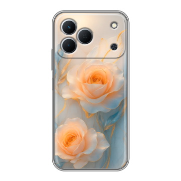 Силиконовый чехол на Tecno Spark 50 с принтом Женский Силиконовый чехол на Tecno Spark 50 с принтом Женский