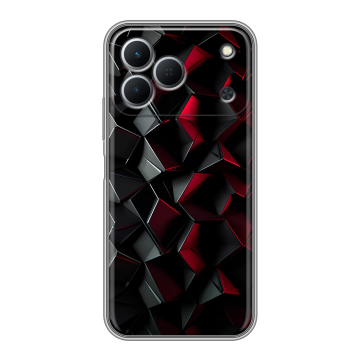 Силиконовый чехол на Tecno Spark 50 с принтом Абстракция Силиконовый чехол на Tecno Spark 50 с принтом Абстракция