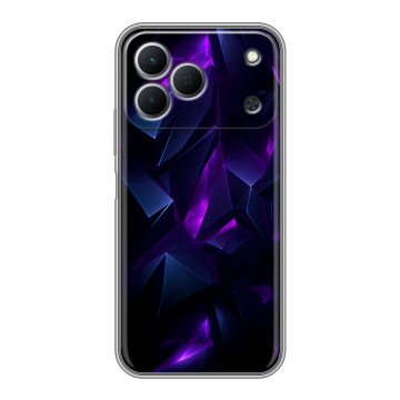 Силиконовый чехол на Tecno Spark 50 с принтом Абстракиция Силиконовый чехол на Tecno Spark 50 с принтом Абстракиция
