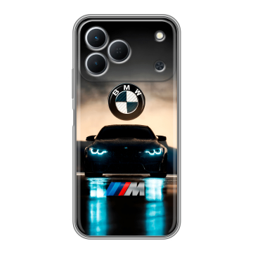 Силиконовый чехол на Tecno Spark 50 с принтом БМВ BMW Силиконовый чехол на Tecno Spark 50 с принтом БМВ BMW