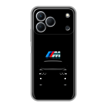 Силиконовый чехол на Tecno Spark 50 с принтом БМВ BMW Силиконовый чехол на Tecno Spark 50 с принтом БМВ BMW
