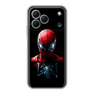 Силиконовый чехол на Tecno Spark 50 с принтом Spiderman Человек паук Силиконовый чехол на Tecno Spark 50 с принтом Spiderman Человек паук