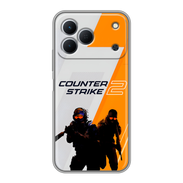 Силиконовый чехол на Tecno Spark 50 с принтом Counter Strike Силиконовый чехол на Tecno Spark 50 с принтом Counter Strike