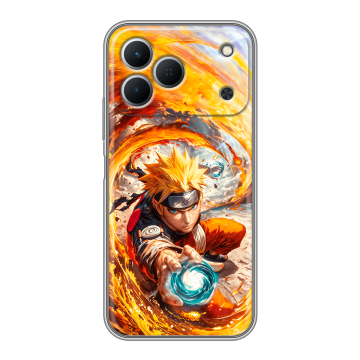 Силиконовый чехол на Tecno Spark 50 с принтом Аниме Наруто Naruto Силиконовый чехол на Tecno Spark 50 с принтом Аниме Наруто Naruto