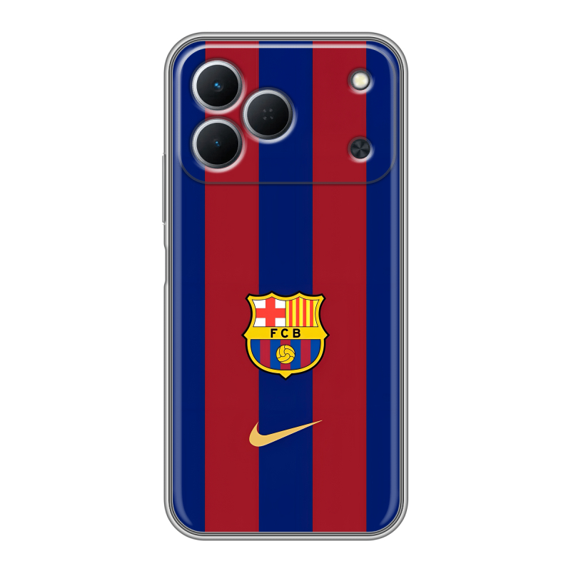 Силиконовый чехол на Tecno Spark 50 с принтом Барселона Barcelona Силиконовый чехол на Tecno Spark 50 с принтом Барселона Barcelona