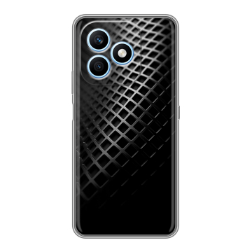 Силиконовый чехол на Honor X8d с принтом Текстура металла