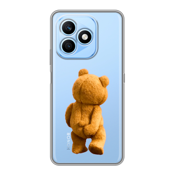 Силиконовый чехол на Honor X8d с принтом Медведь Силиконовый чехол на Honor X8d с принтом Медведь