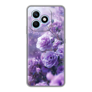 Силиконовый чехол на Honor X8d с принтом Розы цветы