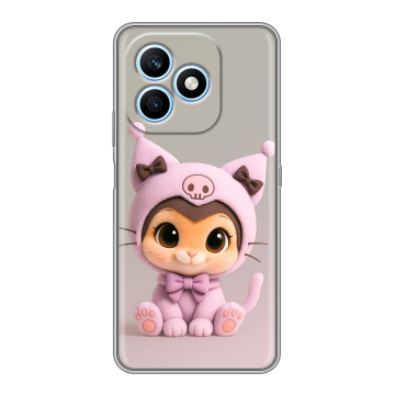 Силиконовый чехол на Honor X8d с принтом Куроми Kuromi Силиконовый чехол на Honor X8d с принтом Куроми Kuromi
