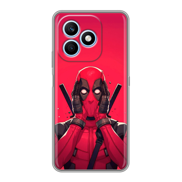 Силиконовый чехол на Honor X8d с принтом Дедпул Deadpool Силиконовый чехол на Honor X8d с принтом Дедпул Deadpool