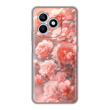 Силиконовый чехол на Honor X8d с принтом Розы цветы Силиконовый чехол на Honor X8d с принтом Розы цветы