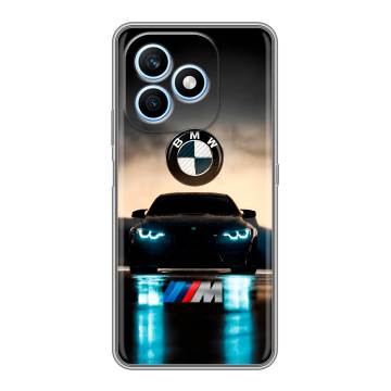 Силиконовый чехол на Honor X8d с принтом БМВ BMW
