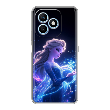 Силиконовый чехол на Honor X8d с принтом Холодное сердце Frozen Силиконовый чехол на Honor X8d с принтом Холодное сердце Frozen