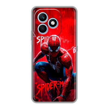 Силиконовый чехол на Honor X8d с принтом Spiderman Человек паук
