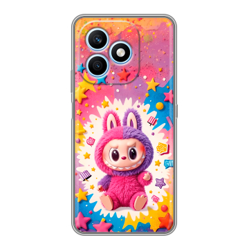 Силиконовый чехол на Honor X8d с принтом Labubu Лабубу Силиконовый чехол на Honor X8d с принтом Labubu Лабубу