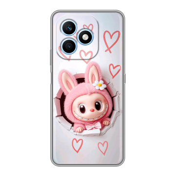 Силиконовый чехол на Honor X8d с принтом Labubu Лабубу Силиконовый чехол на Honor X8d с принтом Labubu Лабубу