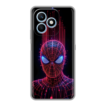 Силиконовый чехол на Honor X8d с принтом Spiderman Человек паук Силиконовый чехол на Honor X8d с принтом Spiderman Человек паук